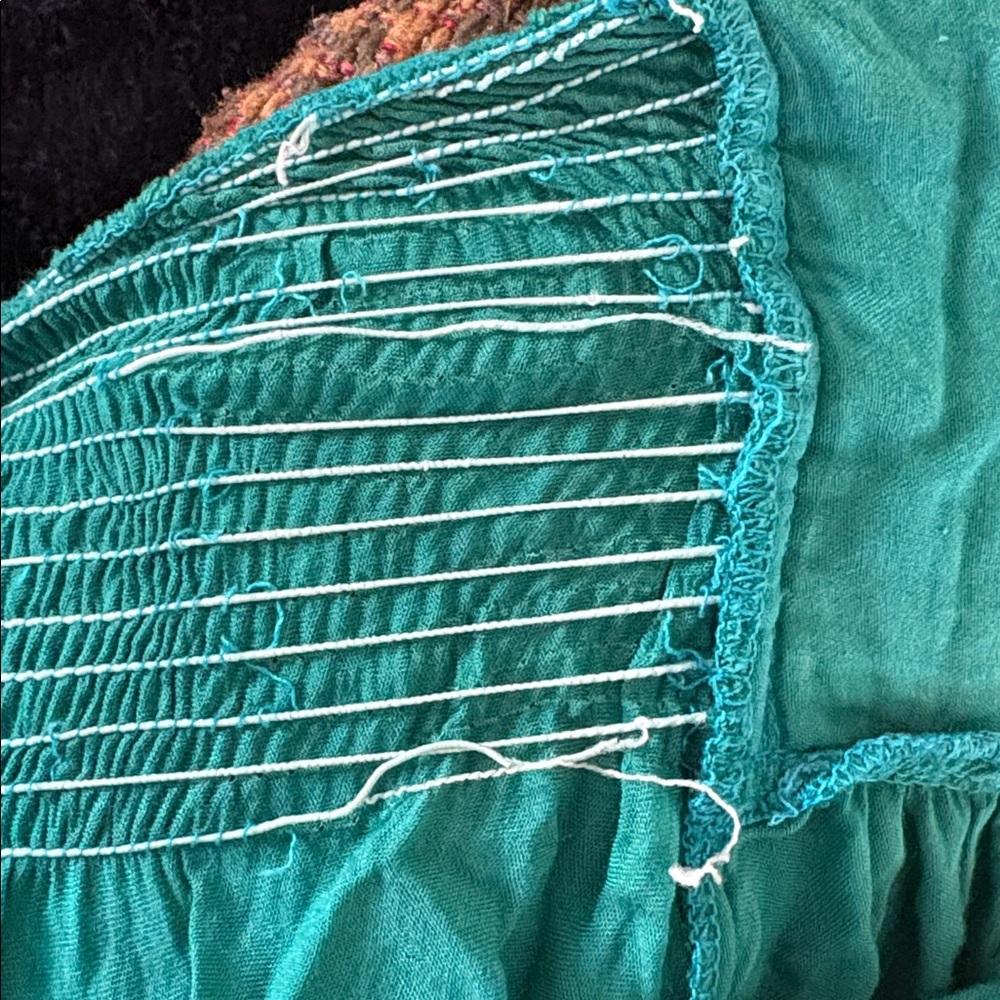 Indah Teal and Tan Maxi 👗 - Picture 7 of 7